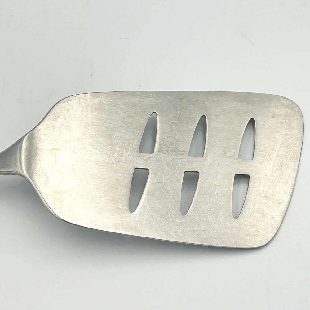 VTG WMF Cromargan Germany Slotted Spatula Turner Silver Stainless Steel MCM 10in
